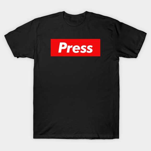 Press T-Shirt by monkeyflip